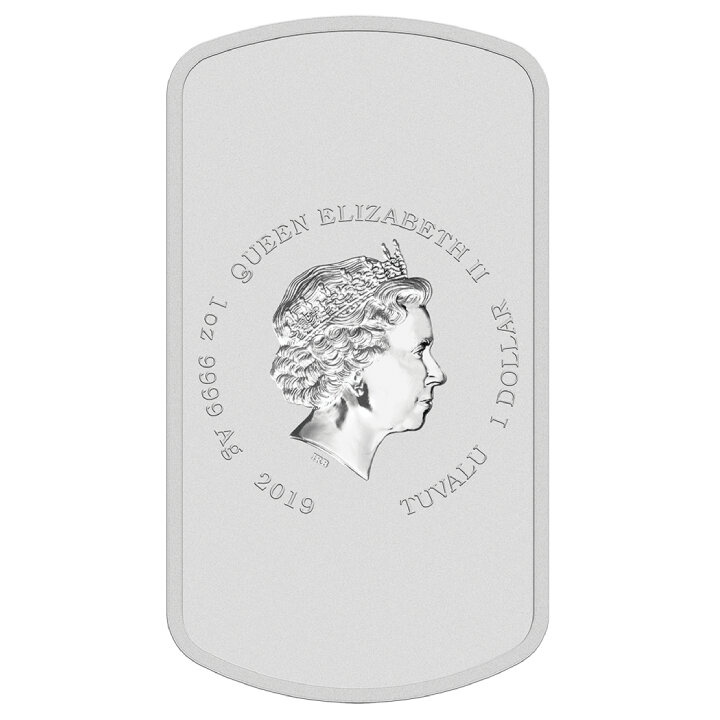 Tuvalu: Die Simpson - Duff Bier 1 oz Silber 2019 Proof