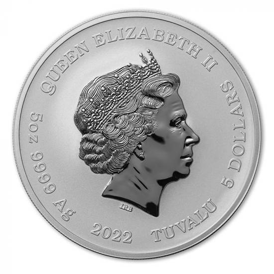 Tuvalu: Dioses del Olimpo - Atenea 5 oz Plata 2022