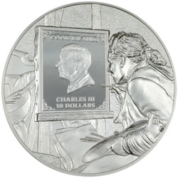 Cook Islands: Masters of Art - Auguste Renoir 2 oz Silver 2024 Proof Ultra High Relief Coin