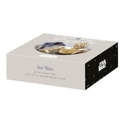 Star Wars: R2-D2 e C-3PO 1 oncia d'argento 2023 Proof