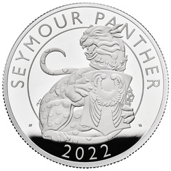 The Royal Tudor Beasts: Seymour Panther 2 unce stříbra 2022 Proof