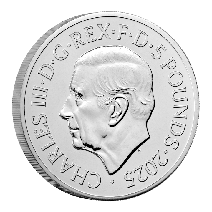 A szabadság 150. évfordulója 5 font réz-nikkel 2025