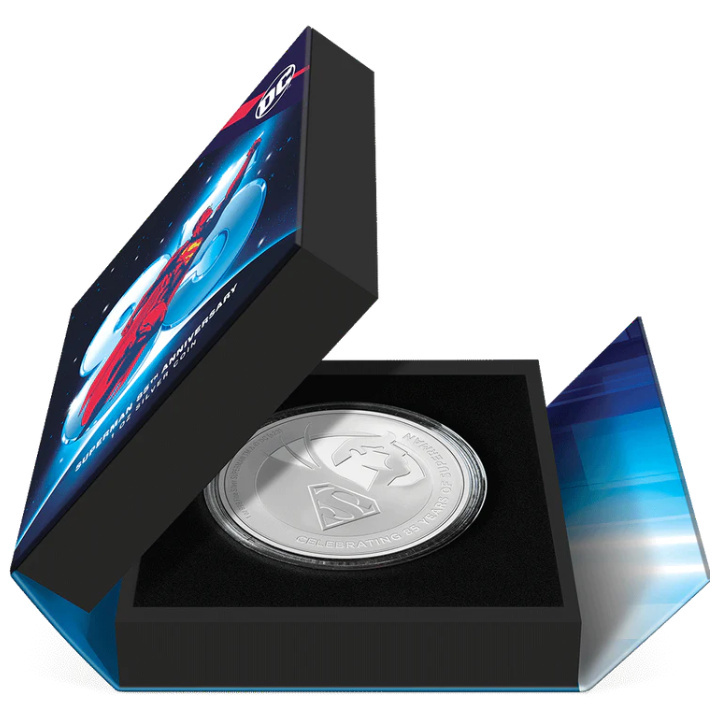 Niue: DC Comics - Superman 85th Anniversary 1 oz Silber 2023 Proof