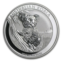 Koala 1 uncja Srebra 2015
