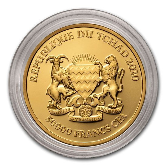 Chad: Búfalo 1 oz Oro 2020