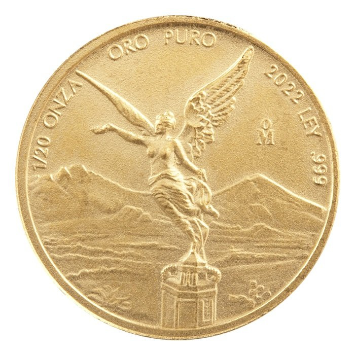 Mexican Libertad 1/20 unce zlata 2022