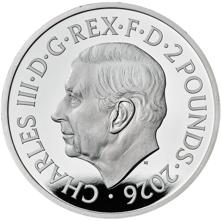 The Royal Tudor Beasts: Lvice královny 2 x 1 unce Stříbra 2026 Proof/Matte Proof