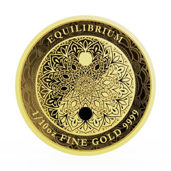 Niue: Equilibrium 1/10 oz Oro 2023 Prooflike