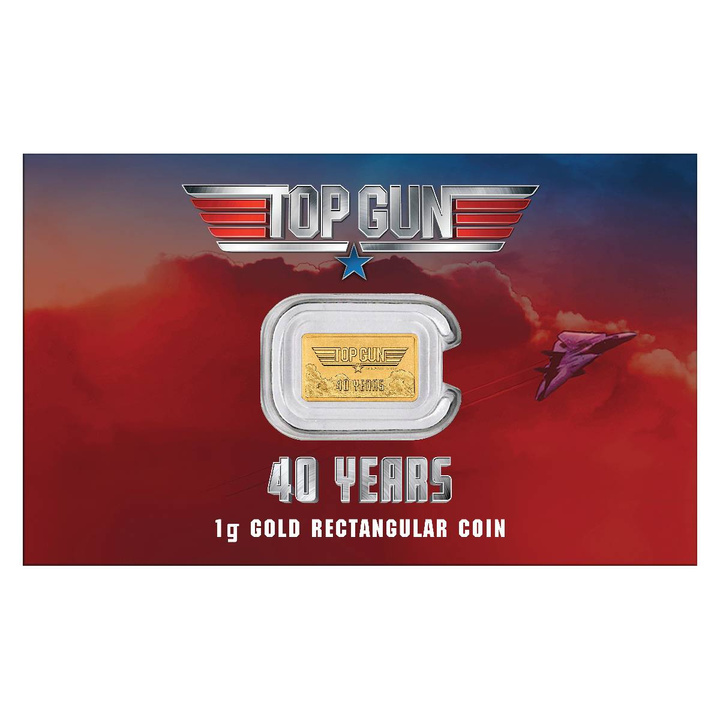 Lingote-moneda de oro 40 Years of Top Gun 1 g oro 2026