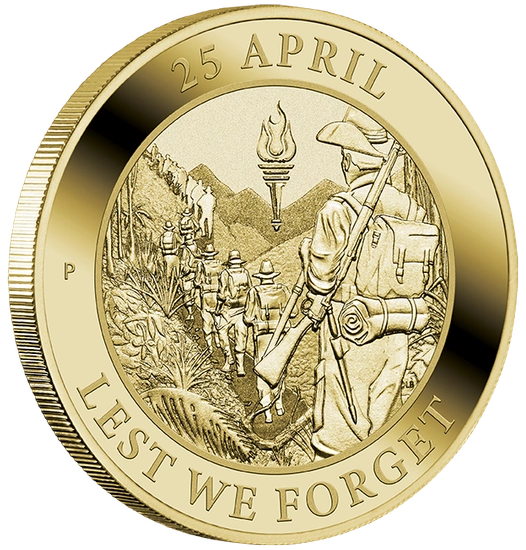 Anzac Day 13,5 gram Aluminium Bronze 2022 (Coin in green card)