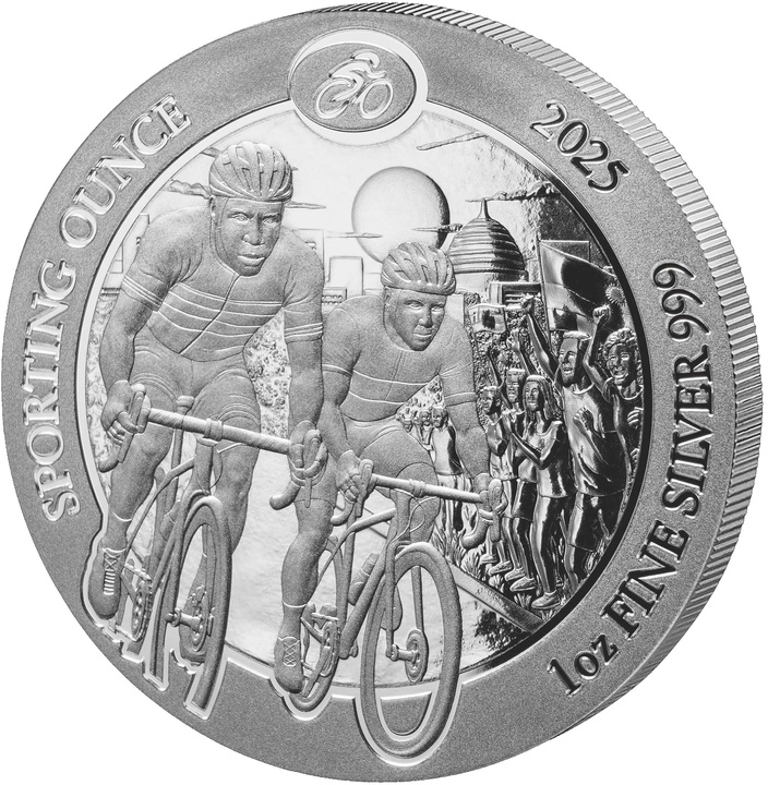 Rwanda : Sporting Ounce 1 Once Argent 2025 Reverse Proof