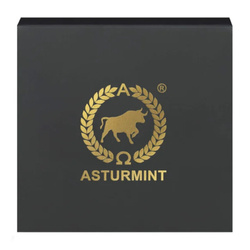 Lingotto Asturmint: Poker Cards - Re di quadri colorato 2 once d'argento 2024 Antique Finish