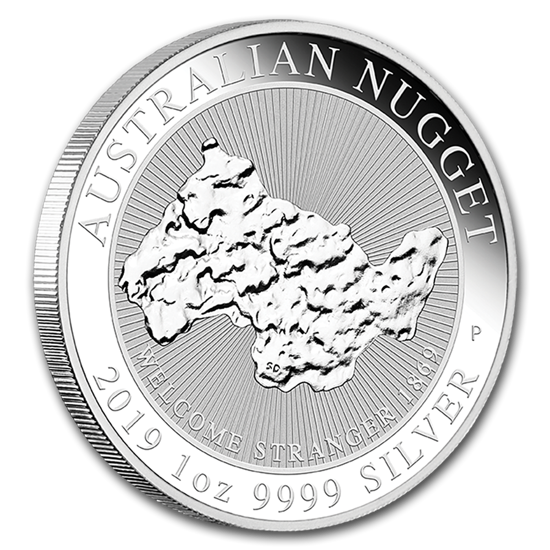 Pepita "Welcome Stranger" 1 oz Plata 2019