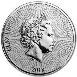 Cook Islands HMS Bounty 1 oz Silver 2018