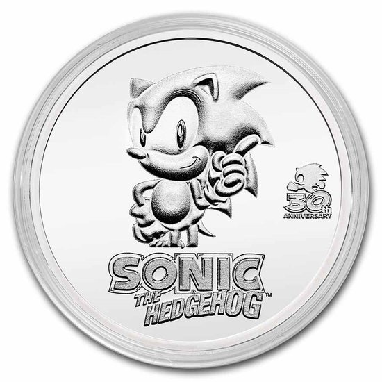 Niue: Sonic The Hedgehog 1 oz Plata 2021