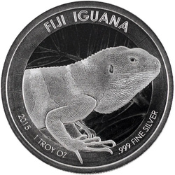 Fiji: Iguana 1 uncja Srebra 2015 Prooflike