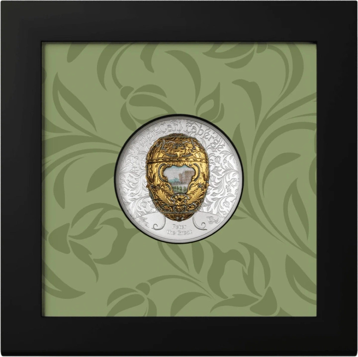 Mongolia: Peter Carl Fabergé – Peter the Great pozłacany 2 uncje Srebra 2026 Proof