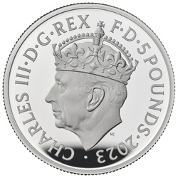 The Coronation of His Majesty King Charles III 2 oz Silber 2023 Proof