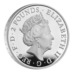 A Tudor-dinasztia állatai: A Beaufort-i Yale 1 uncia ezüst 2023 Proof