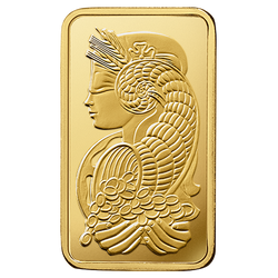 25 x 1 grammo Lingotto d'oro Pamp Fortuna