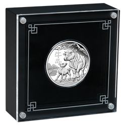 Lunar III: Año del Búfalo 1/2 oz Plata 2021 Proof