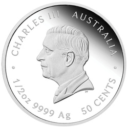 Monedă din argint Perth Mint: Lunar III - Anul Caprei 1/2 uncie de argint 2027 Proof