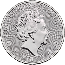 Bestias de la Reina: Yale Beauforts 1 oz Platino 2020