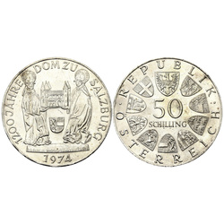 Austria, 50 Szylingów - Różne Roczniki