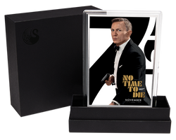 Movie poster: 007 James Bond - No Time to Die 5 g Silver Foils 2020