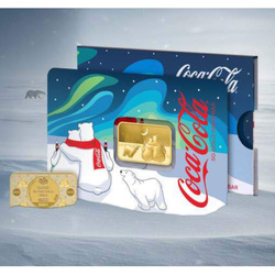 Pamp Gold Bar: Coca Cola - Polar Bears 5 grams Gold 2026