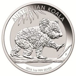 Koala 1 oz Plata 2016