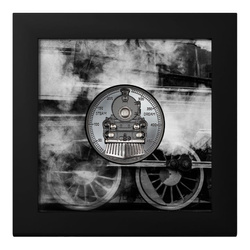  Cook Islands: Train - Steam Dream 2 uncje Srebra 2023 Black Proof High Relief 