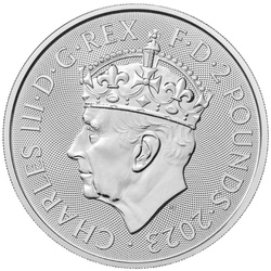 La Coronación Britannia 1 oz Plata 2023