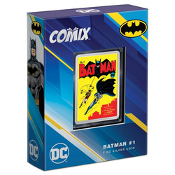 Niue : DC Comix - Batman colorée 2 onces d'argent 2023 Proof
