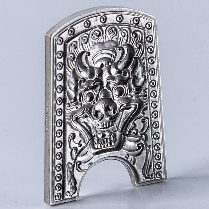 South Korea: Doggaebi Stacker 1/2 oz Silver 2022 Light Antiqued