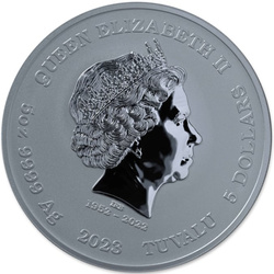 Tuvalu: Dioses del Olimpo - Ares 5 oz Plata 2023