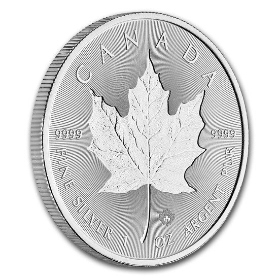 Maple Leaf 1 oz Silver 2018 (Incuse)