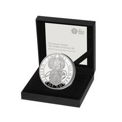 Queen's Beasts: The Griffin of Edward III 1 oz Silver 2021 Proof