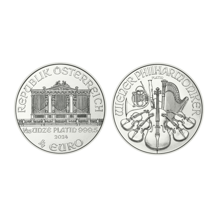Vienna Philharmonic 1/25 oz Platinum 2024