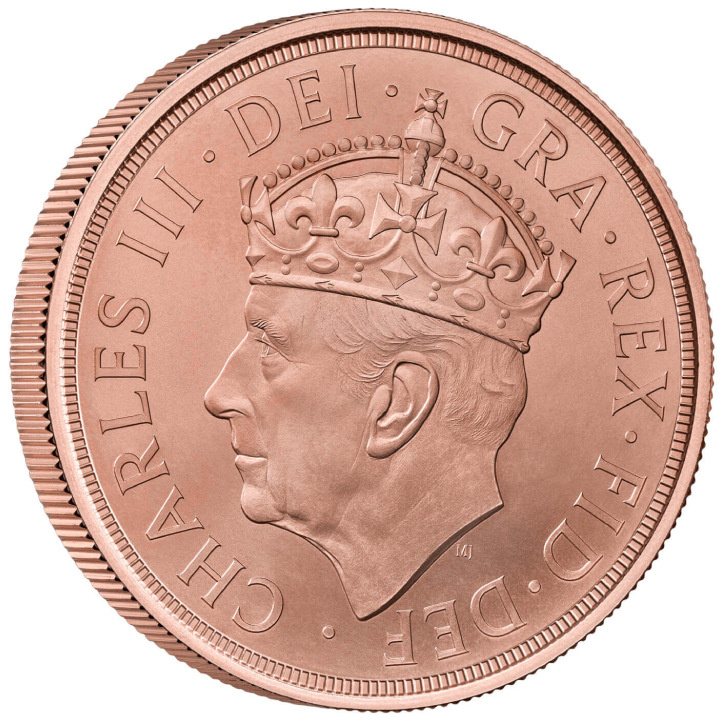 Wielka Brytania: The Coronation of His Majesty King Charles Five Sovereign Piece 2023
