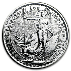 Britannia 1 uncja Srebra 2016