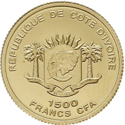 Frédéric Chopin 1 g zlata 2007 Proof