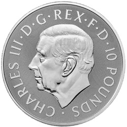 The Royal Tudor Beasts: The Tudor Dragon 10 uncji Srebra 2024