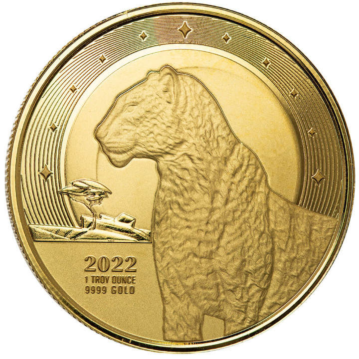 Ghana: African Leopard 1 uncja Złota 2022 Proof