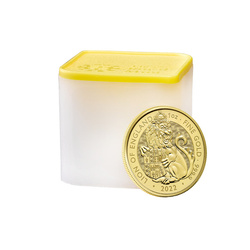 The Royal Tudor Beasts: Lion of England 1 oz Gold 2022