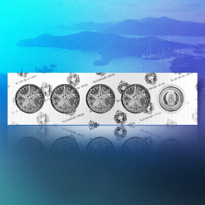 Montserrat: Starfish 1 oz Silver 2024 Prooflike