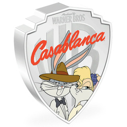 Niue: Looney Tunes Mashups - Casablanca coloured 2 oz Silber 2023 Proof