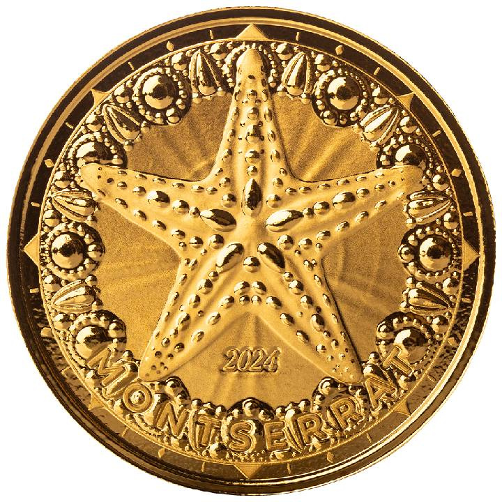 Montserrat Starfish 1 oncia d'oro 2024 Proof