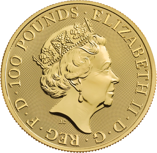 Les bêtes de la reine : le lévrier blanc de Richmond 1 once d'or 2021