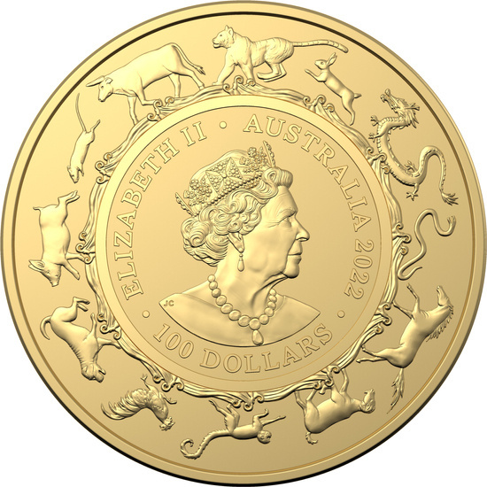Lunar: Year of the Tiger 1 oz Gold 2022